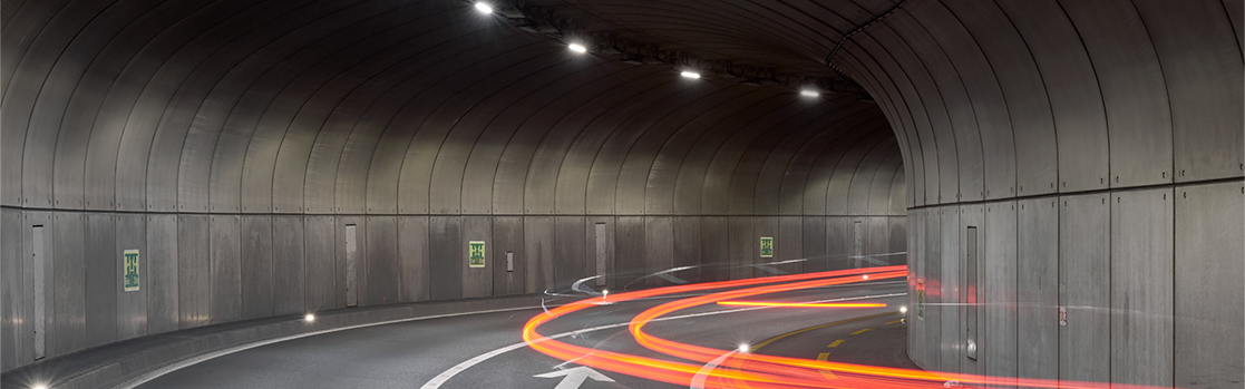 Tunnelbeleuchtung - effiziente LED-Tunnelleuchten von Elektron - ELEKTRON